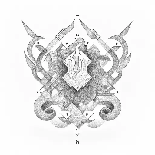 Abstract Jjam Initials