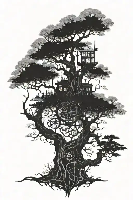 Blend Between Mechanical Advancement And Human Roots In Nature