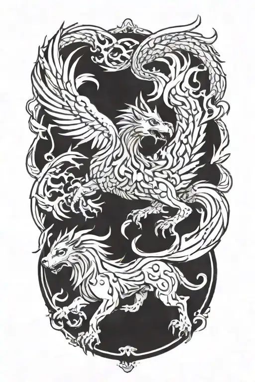 Cerberus And A Phoenix