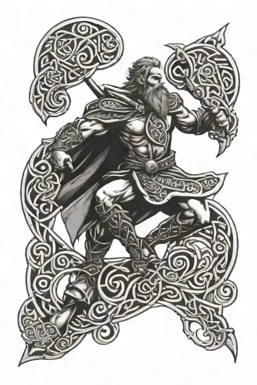 Celtic Hero Battling