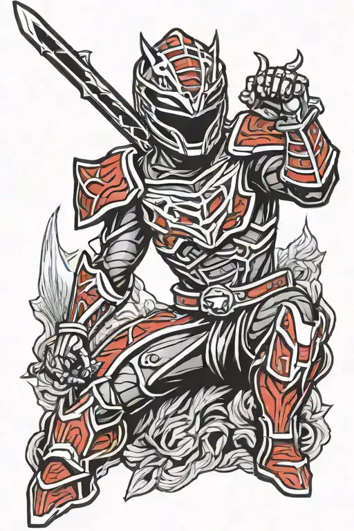 Power Ranger Samurai Red