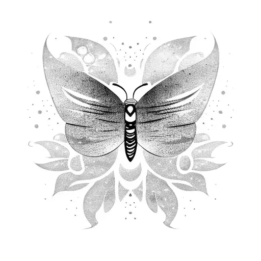 Japanese Katana With Butterflies