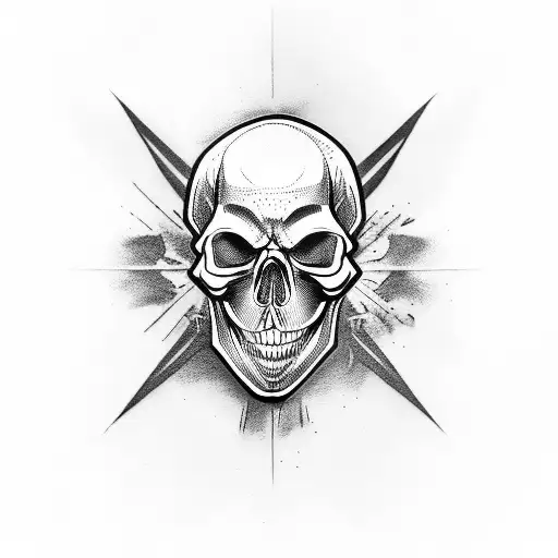 Skull With A Mask Oni