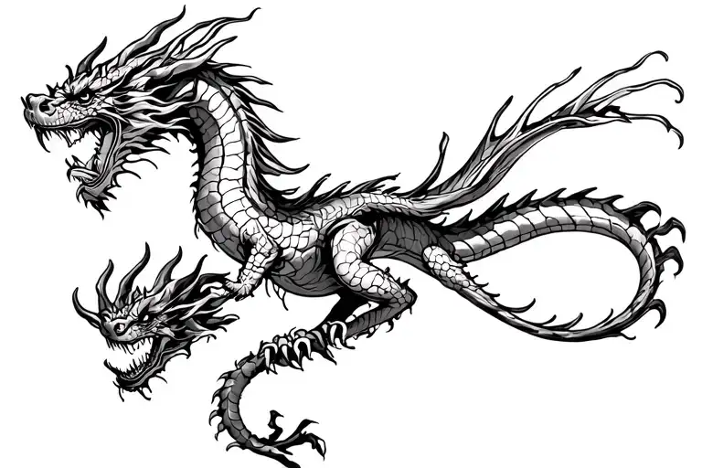 1937 And Dragon Flying Away