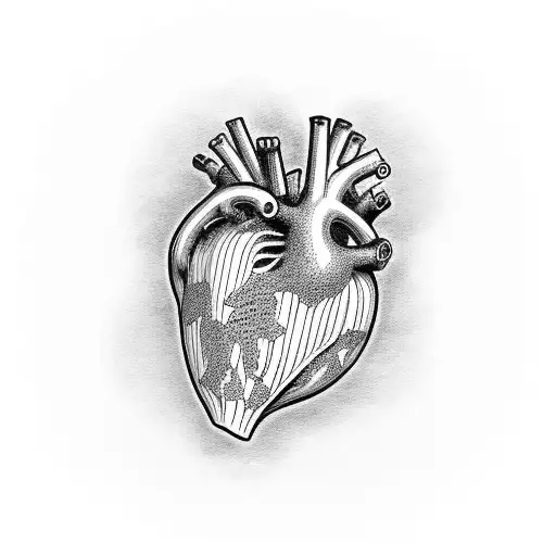 Ribcage Heart Emo Small