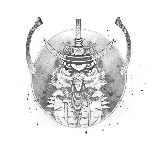 Samurai Chicken With Katana