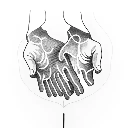 A Pair Of Hands With Broken Chains