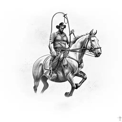 Rick Grimes Riding A Horse Through The Gates Of Atlanta