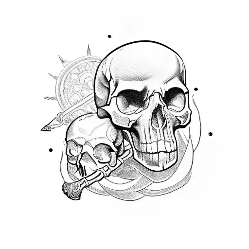 A Mace With A Skull Instead Of A Ball