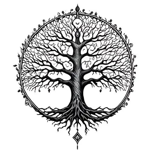 The Tree Of Life With A Lot Of Room For Names Written