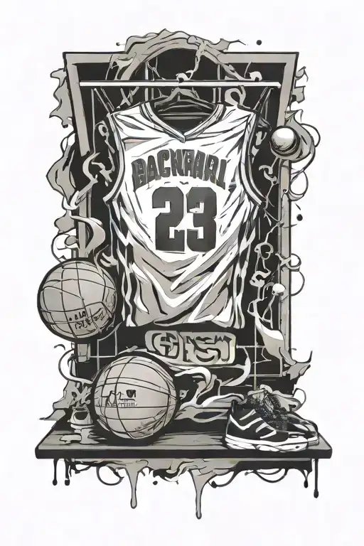 Retired Basketball Jersey