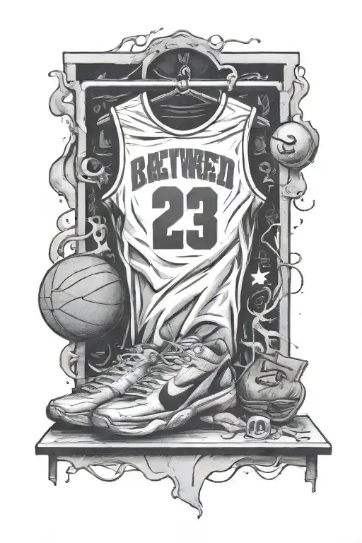 Retired Basketball Jersey