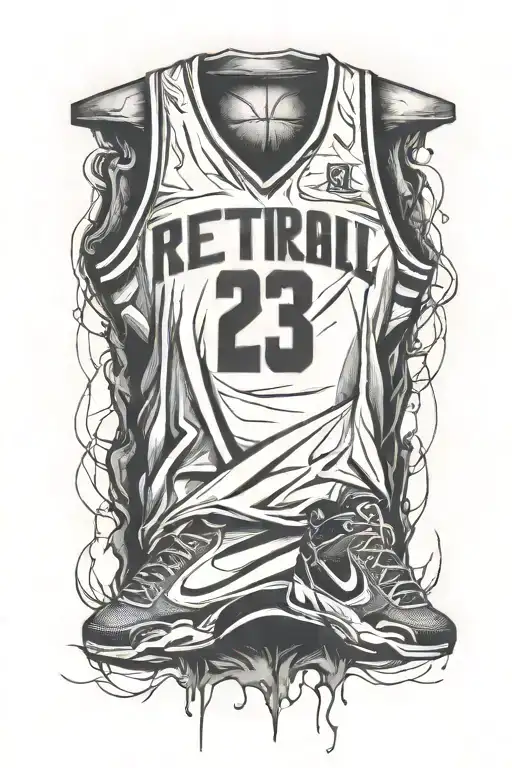 Retired Basketball Jersey