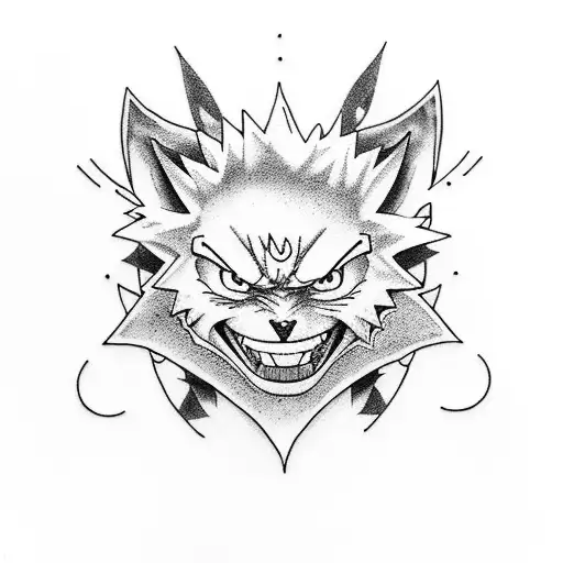 Naruto Messer Mit Der Aufschrift Niemals Aufgeben