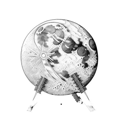 Moon And Ball In One