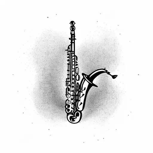Saxophone Music Symbol