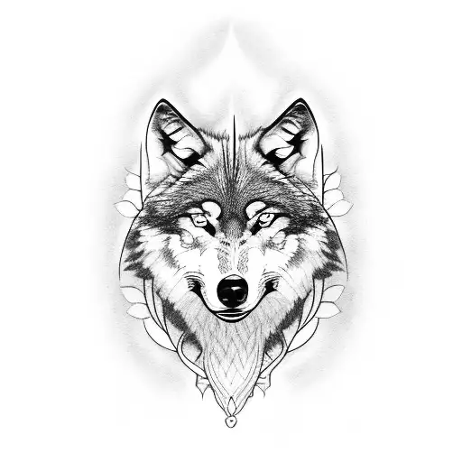 Wolf Three Heads For Arm Sleeve Fiercy