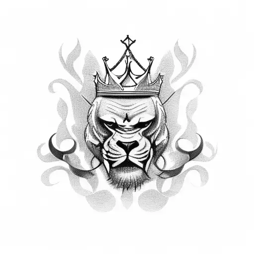 Lettering Saying King In Bikie Font