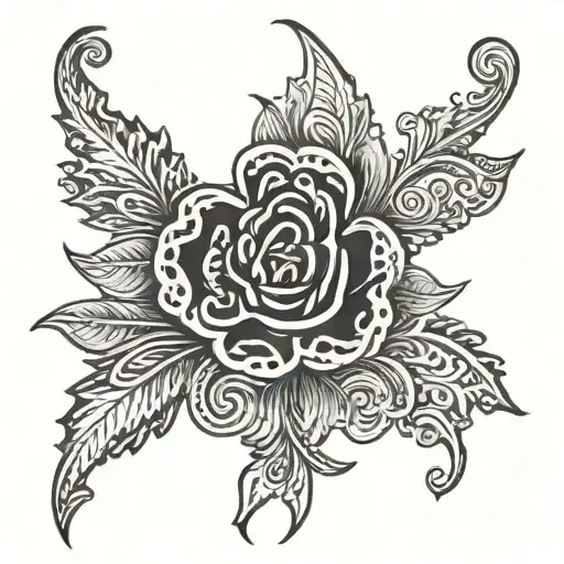 Irish Tattoo Black And White Drawing
