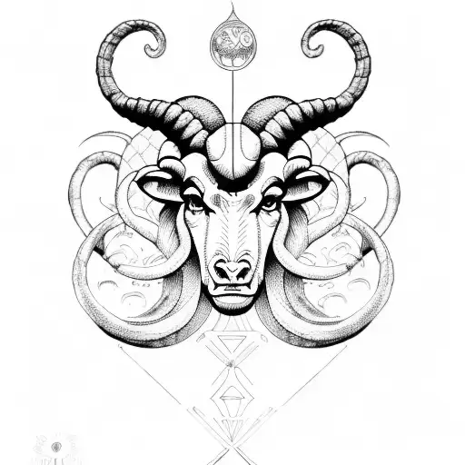 Aries And Aquarius Fused Together