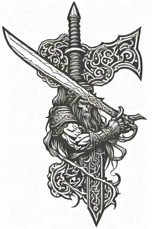 Berserker Sword Going Thru