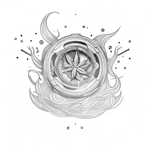 A Whimsical Movie Reel Made Of Smoke Weed And Love