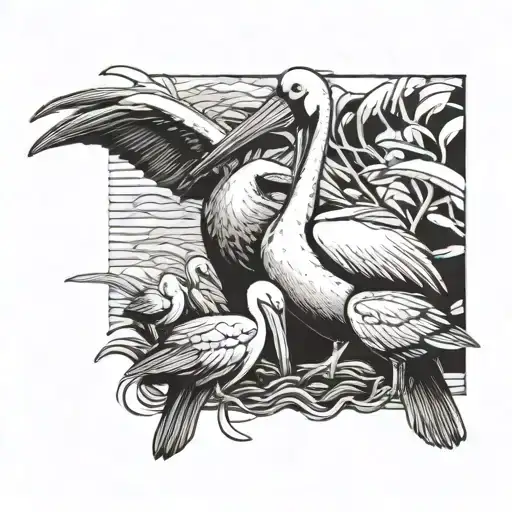 Pelican Feeding His Children Incorporated