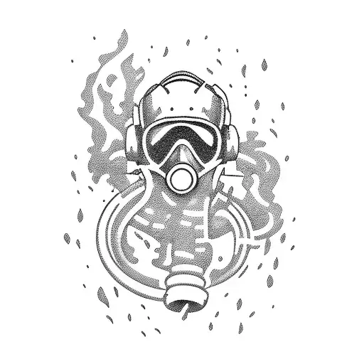 Firefighter And Scuba Diver