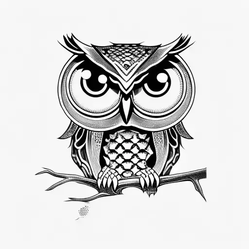 Owl Eyes Wrapped With Illuminati Eyes Along With A Snake Wrapped