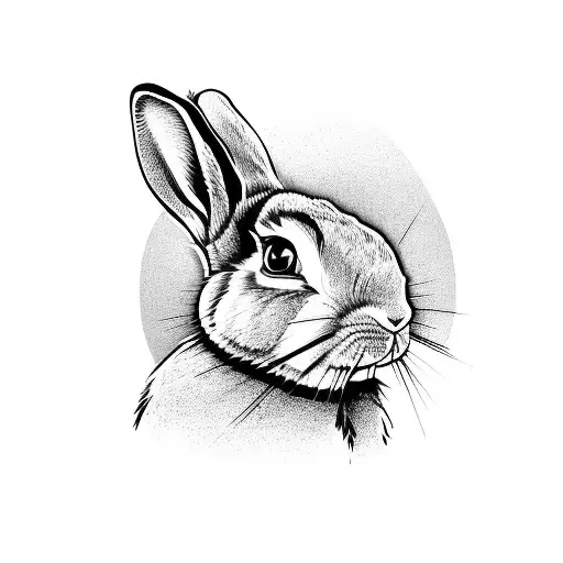 Rabbit That Wears Hip Hop Clothes