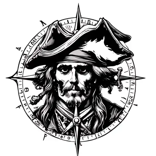 Pirate With Compass