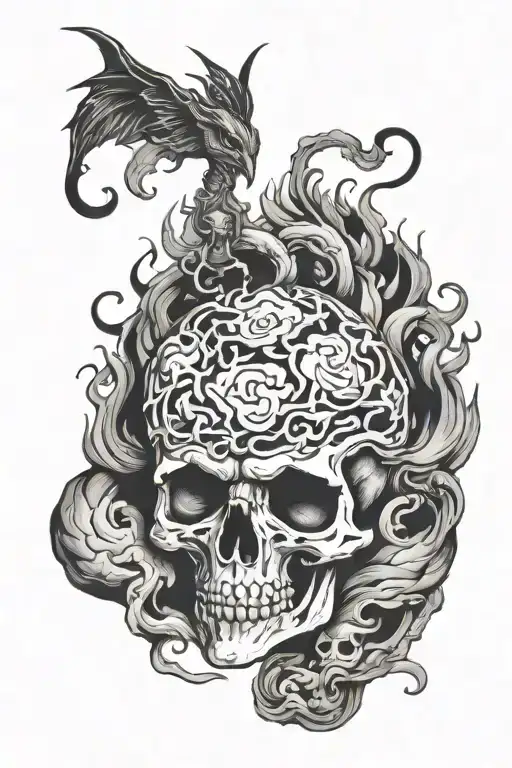 Light Darkness Good Evil Head Brain And Heart Hell Heaven