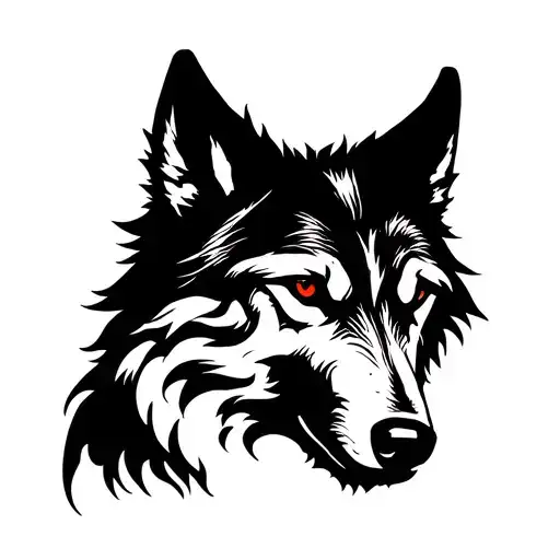 Wolf Rock Dangerous Fire Silent Wild