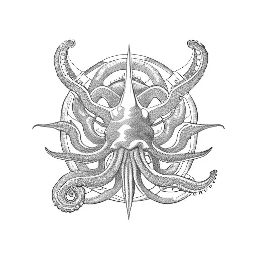 Seattle Kraken Butterfly Logo With State Flower