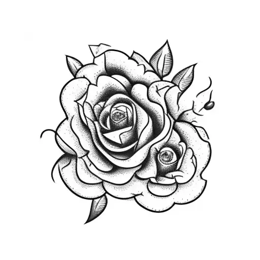 A Guitar Made Of Blueberries And Flowers