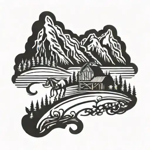 Mountain Shadow Ranch Logo