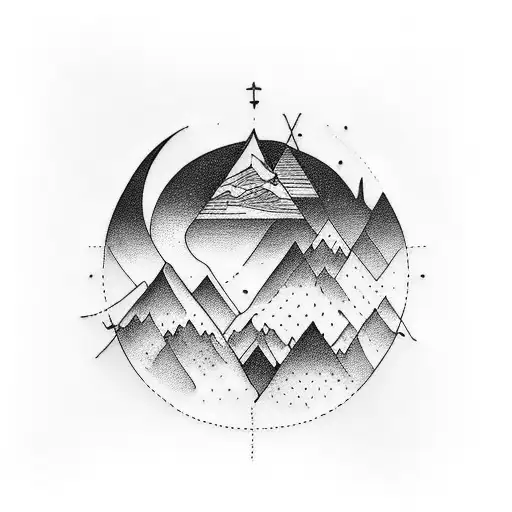 Travel Tattoo For My Wrist I Love Traveling To Mountains