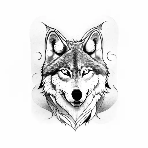 The Lone Wolf In A Half Sleeve