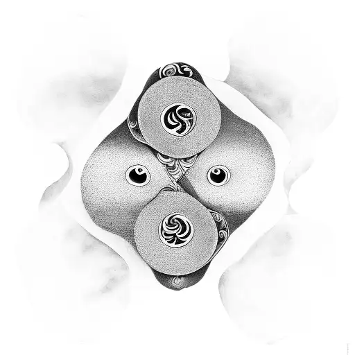 Father And Son Derived From Ying Yang