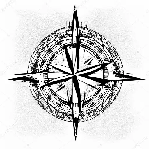 Compass And Wind Rose
