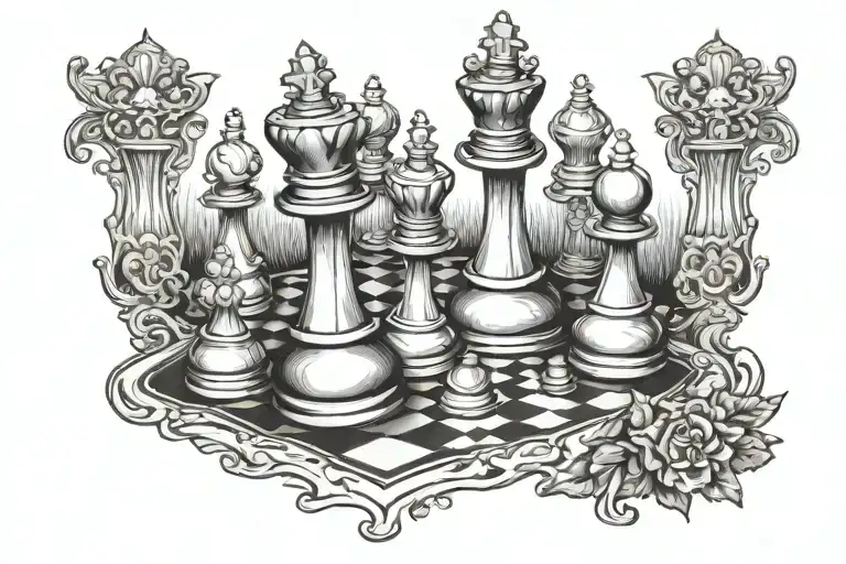 The Pawn Chess With The King Shadow