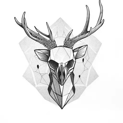 Deer Skull With Broadhead