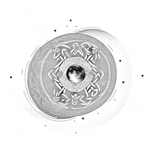 Moon Phases With Celtic And Chinese Culture