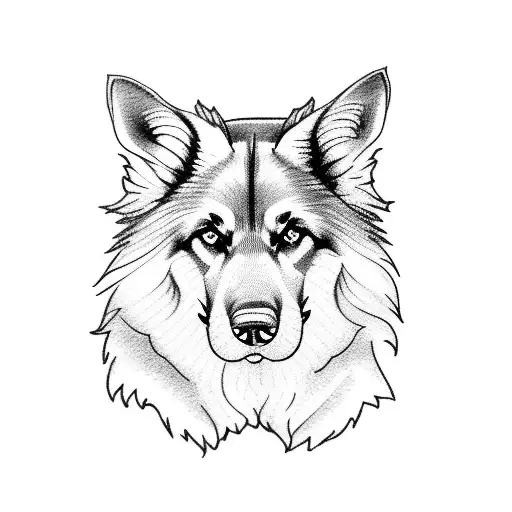 Long Hair German Sheperd Luna