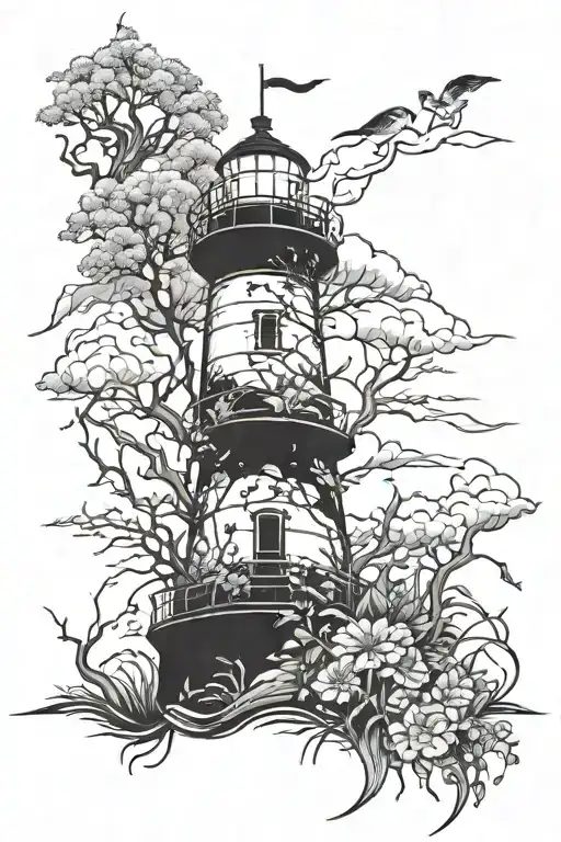 Overgrown Lighthouse Evil