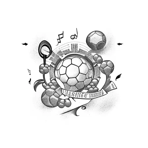 Soccer And Music Combined