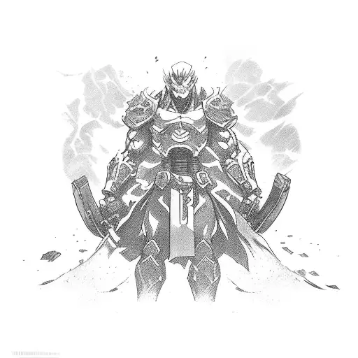 Combine Elements From Your Favorite Anime And Gaming Characters In A Dynamic Action Scene