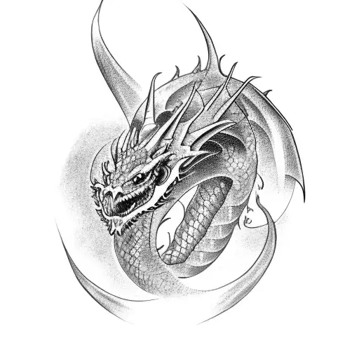 A Dragon With A Human