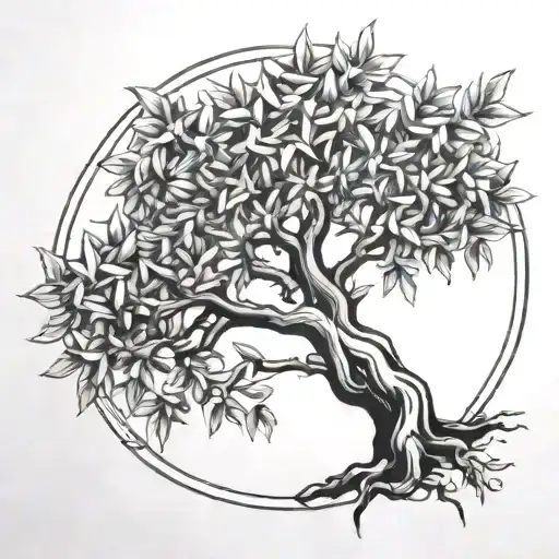 Olive Tree Inside Tartessian Star