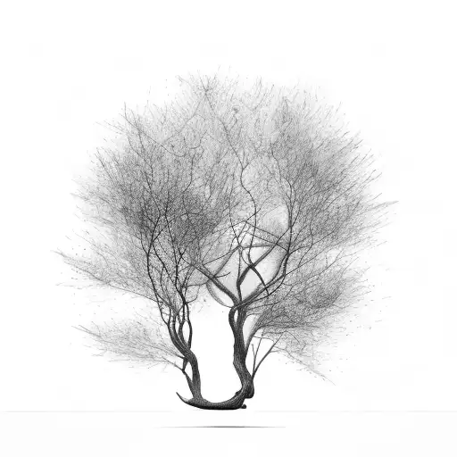 Dark Tree With Branches